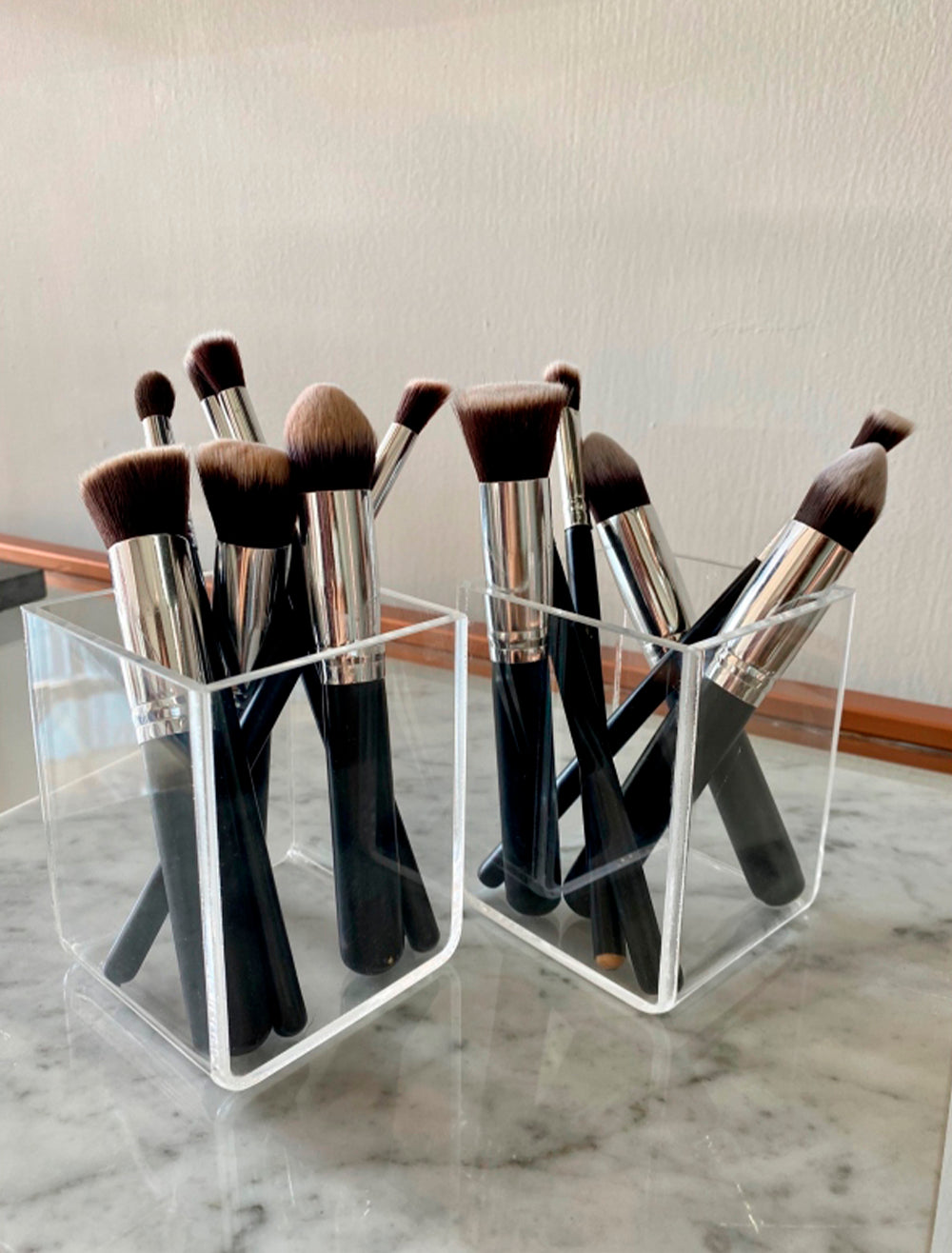 DUO BRUSH HOLDER CRYSTAL
