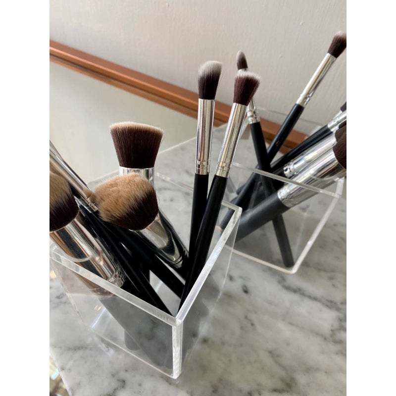 DUO BRUSH HOLDER CRYSTAL