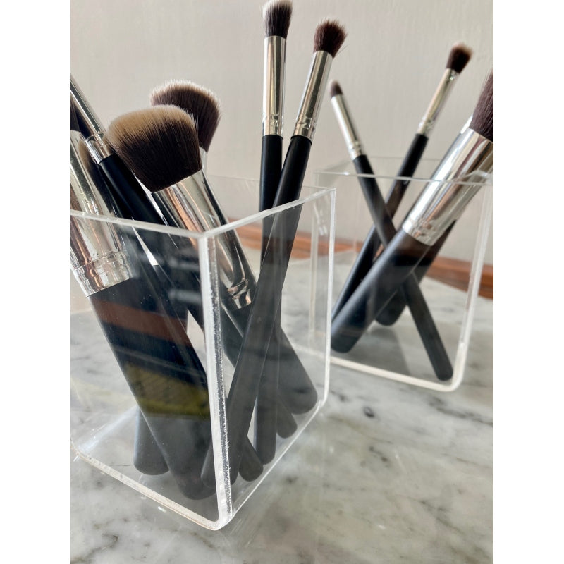 DUO BRUSH HOLDER CRYSTAL