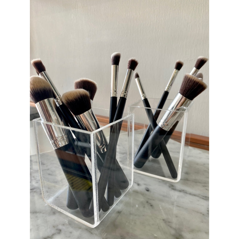 DUO BRUSH HOLDER CRYSTAL