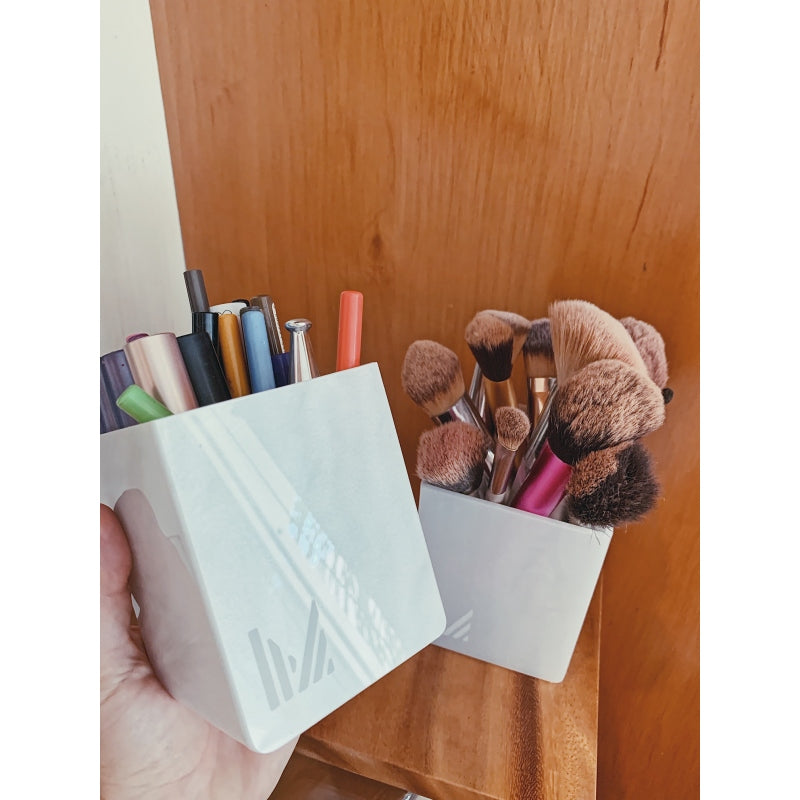 DUO BRUSH HOLDER MARMOL ( 2 piezas)